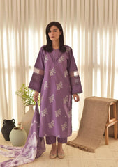 Embroidered 3pcs dress