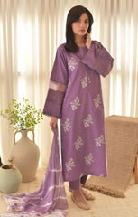 Embroidered 3pcs dress