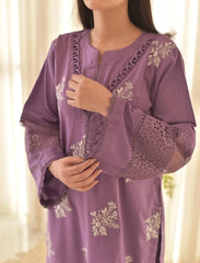 Embroidered 3pcs dress