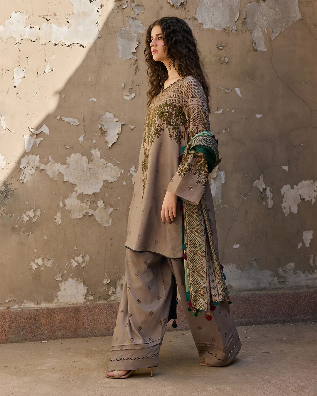 3PC DIGITAL PRINTED KHADAR A1