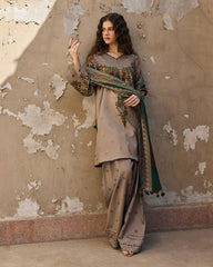 3PC DIGITAL PRINTED KHADAR A1