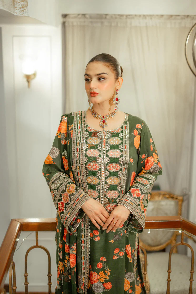 kareena - Heavy Embroidered Silk 3 Pc Suit